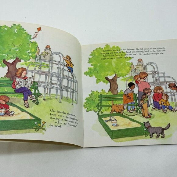Vintage Golden Book Jenny In Hospital Reit Read Aloud Children Pictures Bedtime - Picture 6 of 12